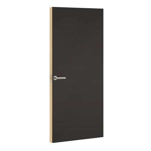 Graphite Grey Premium Matt Egger laminate door, angled view showing edge lippings