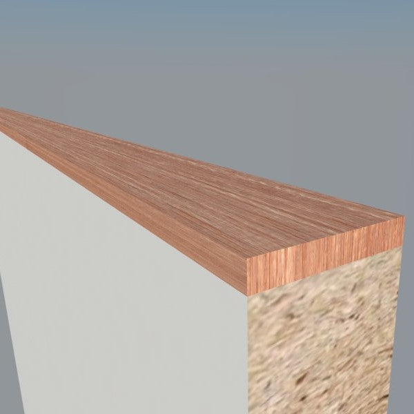 Paint grade hardwood door lipping meeting FD30/FD60 fire ratings