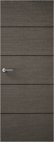 Portfolio Charcoal Grey 4 Line Horizontal Door