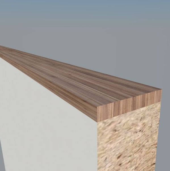 American Black Walnut hardwood door lipping meeting FD30/FD60 fire ratings