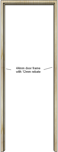 Ash Door Frame (44mm)