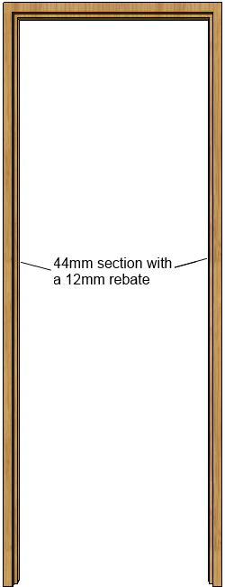 Oak Door Frame (44mm)