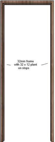 Walnut Door Frame (32mm)