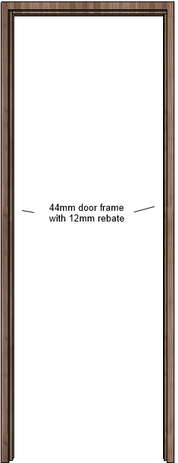 Walnut Door Frame (44mm)