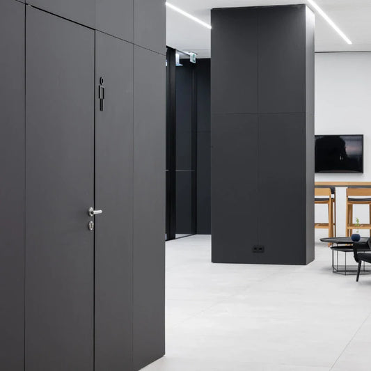Black Fire Doors
