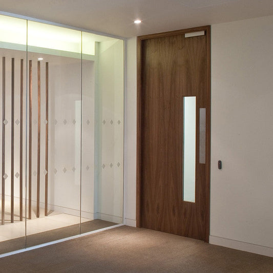 Walnut Glazed Veneer Door