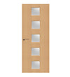 Beech Veneer - 10G - Glazed Door (FD30)