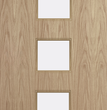 Oak Veneer - 10G - Glazed Door (FD30)