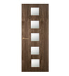 Walnut Veneer - 10G - Glazed Door (FD30)