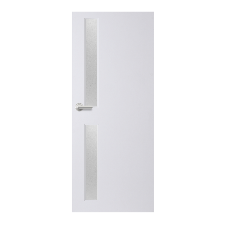 Paint Grade - 16G - Glazed Fire Door FD60