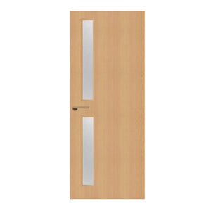 Beech Veneer - 16G - Glazed Door (FD30)