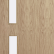 Oak Veneer - 16G - Glazed Door (FD30)
