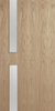 Oak Veneer - 16G - Glazed Door (FD30)