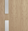 Oak Veneer - 16G - Glazed Door (FD30)