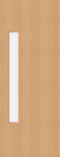 Beech Veneer - 18G - Glazed Door (FD30)