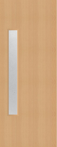 Beech Veneer - 18G - Glazed Door (FD30)