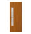 Sapele Veneer - 18G - Glazed Door (FD30)