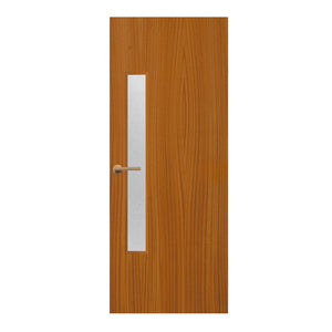 Sapele Veneer - 18G - Glazed Door (FD30)