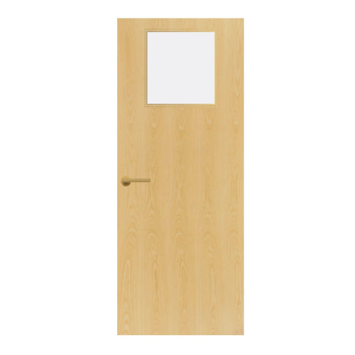 Ash Veneer - 1G - Glazed Door (FD30)