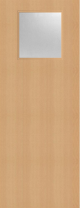 Beech Veneer - 1G - Glazed Door (FD30)