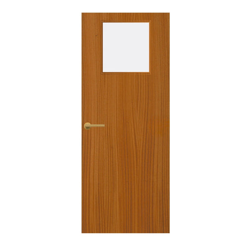 Sapele Veneer - 1G - Glazed Door (FD30)