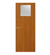 Sapele Veneer - 1G - Glazed Door (FD30)