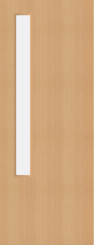 Beech Veneer - 20G - Glazed Door (FD30)