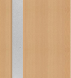 Beech Veneer - 20G - Glazed Door (FD30)