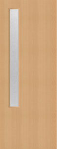 Beech Veneer - 20G - Glazed Door (FD30)