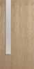 Oak Veneer - 20G - Glazed Door (FD30)