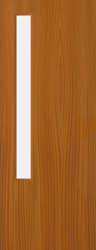 Sapele Veneer - 20G - Glazed Door (FD30)