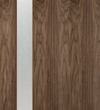 Walnut Veneer - 20G - Glazed Door (FD30)