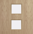Oak Veneer - 22G - Glazed Door (FD30)