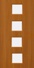 Sapele Veneer - 22G - Glazed Door (FD30)