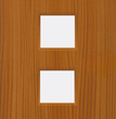 Sapele Veneer - 22G - Glazed Fire Door FD60
