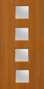 Sapele Veneer - 22G - Glazed Door (FD30)