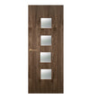 Walnut Veneer - 22G - Glazed Door (FD30)
