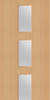 Beech Veneer - 23G - Glazed Fire Door FD60