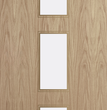 Oak Veneer - 23G - Glazed Door (FD30)