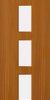 Sapele Veneer - 23G - Glazed Door (FD30)