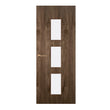Walnut Veneer - 23G - Glazed Door (FD30)