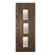 Walnut Veneer - 23G - Glazed Door (FD30)