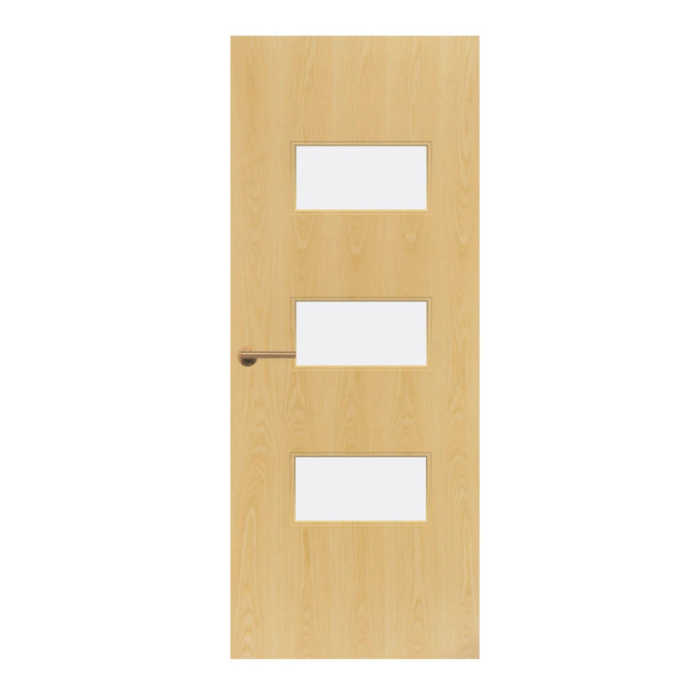 Ash Veneer - 24G - Glazed Door (FD30)