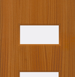 Sapele Veneer - 24G - Glazed Fire Door FD60