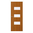 Sapele Veneer - 24G - Glazed Door (FD30)