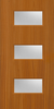 Sapele Veneer - 24G - Glazed Door (FD30)