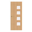 Beech Veneer - 26G - Glazed Door (FD30)