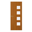 Sapele Veneer - 26G - Glazed Door (FD30)