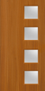 Sapele Veneer - 26G - Glazed Door (FD30)