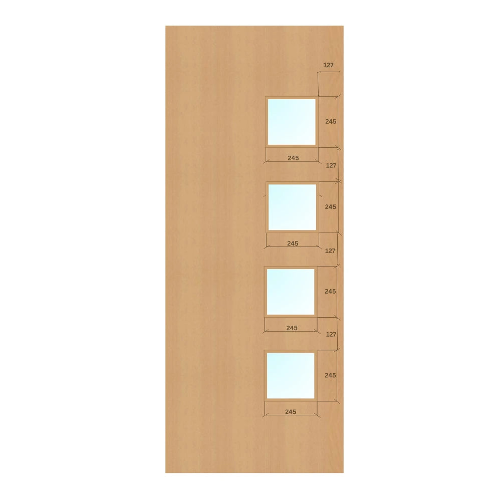 26G Vision Panel for fire doors – Q Doors